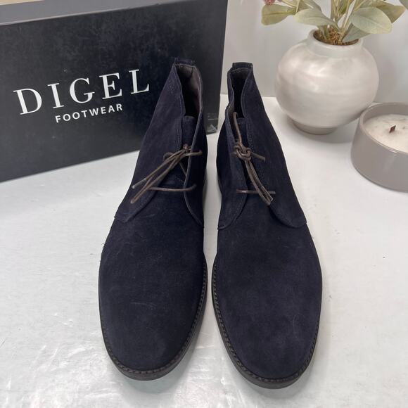 Digel Footwear Stanford Suede Chukka Boot Lace Up 1219792 Navy Blue Men 10/EU44 main image 6